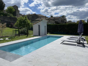 Villa moderne avec piscine privée et grand terrain en centre-ville - FR-1-382-208